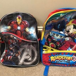 2-Boys Back Packs new condition